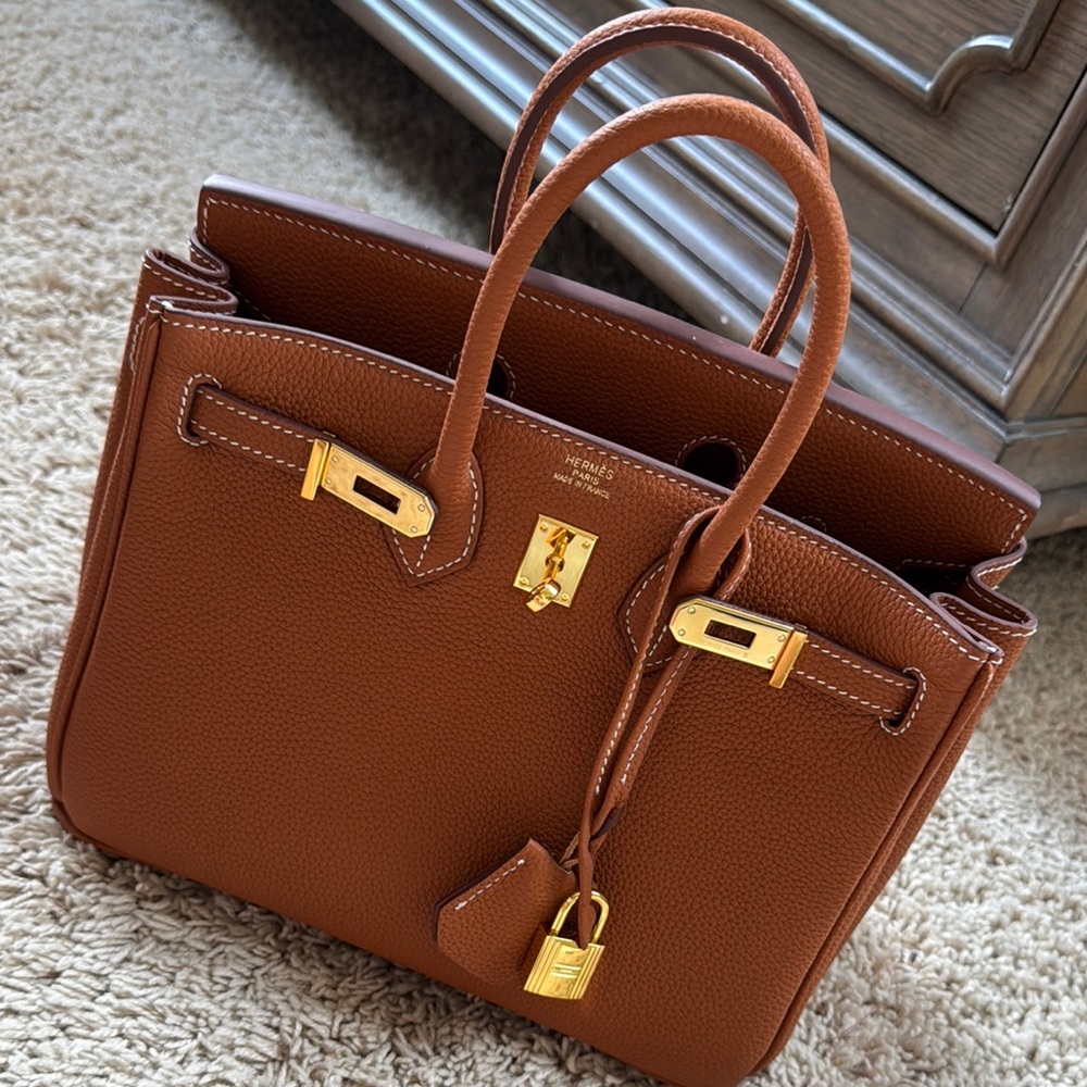 Brown Leather Handbag